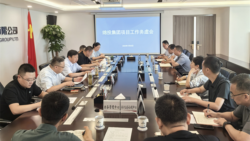 綿投集團召開項目工作務虛會